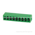 Terminal Block, 3.5/3.81mm Pitch, 2P-24P PCB Poles, 300V/8A, Brass/Ni-plated 0913